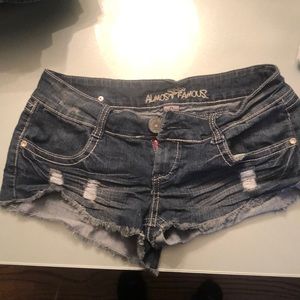 Almost Famous Jean Shorts